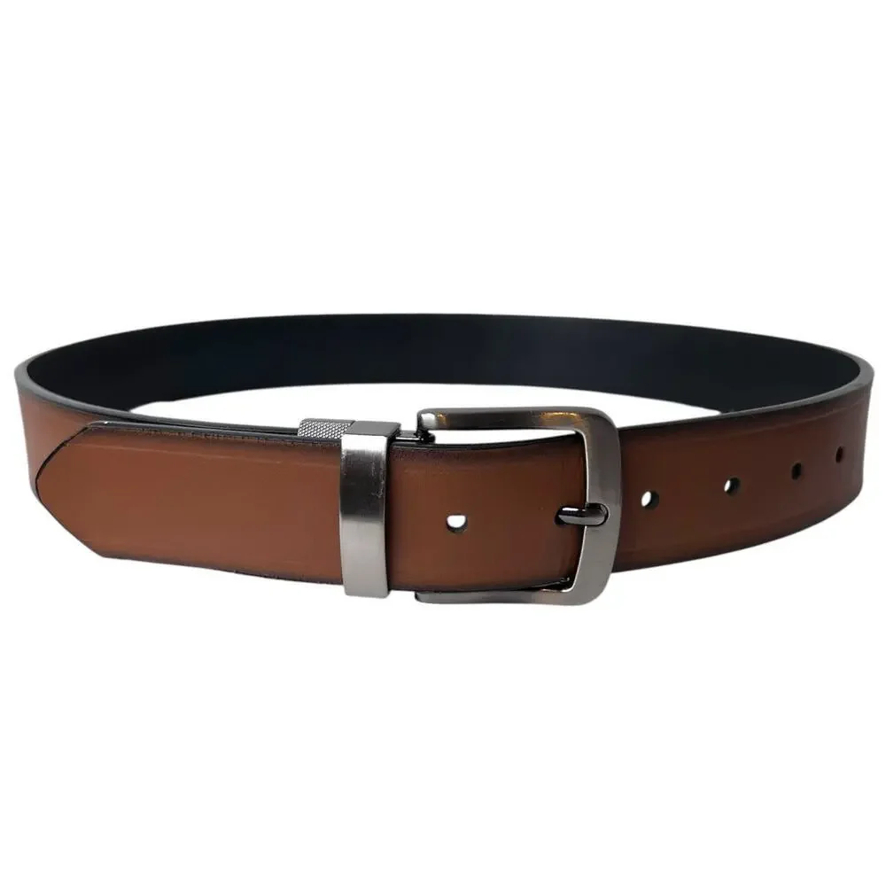 Dickies Reversible Leather Belt in Black & Brown Fits Men's Waist 30- 36